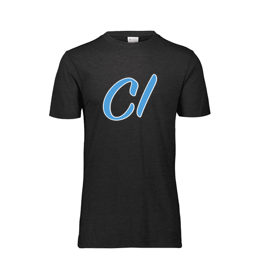 [FTSCUBBK-AS-LOGO3] Decker Men's Tri-Blend T-Shirt - Short Sleeve (Adult S, Black, Logo 3)