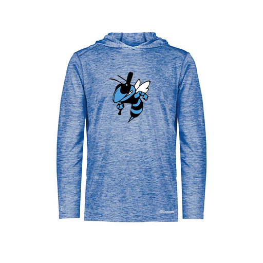 [FOLHCGRY-YS-LOGO1] Decker Youth Charge Hoodie (Youth S, Royal, Logo 1)